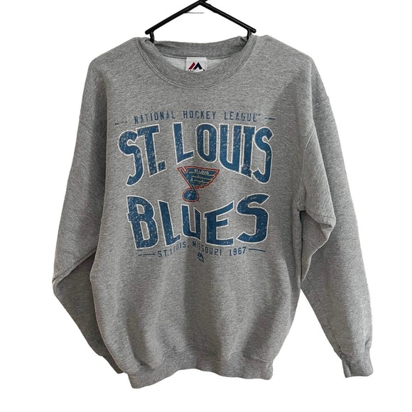 Majestic Other - Vtg Majestic St Louis Blues Sweatshirt Medium